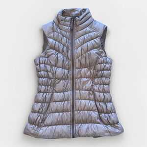 Athleta‎ Downalicious Deluxe Quilted Goose Down Puffer Vest Womens S Jacket